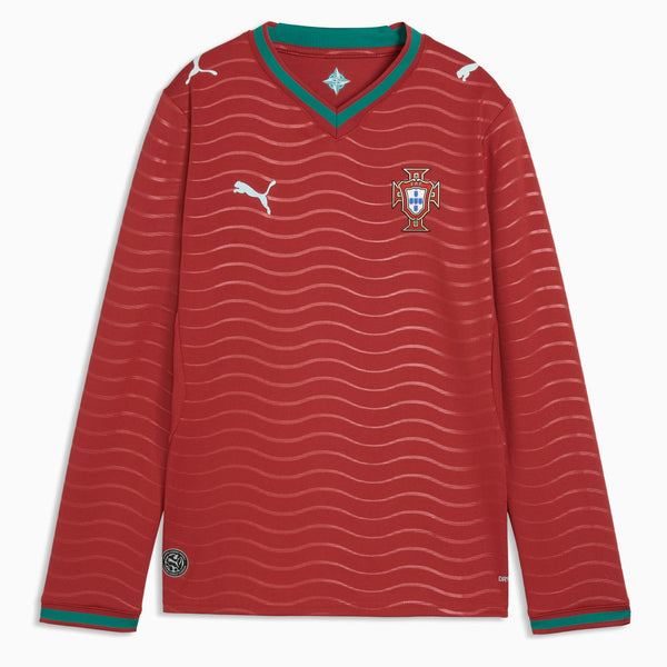 Portugal 26 Youth Long Sleeve Home Jersey - Planète Foot