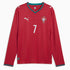 Portugal 26 Maillot Domicile à manches longues RONALDO #7 pour Homme
