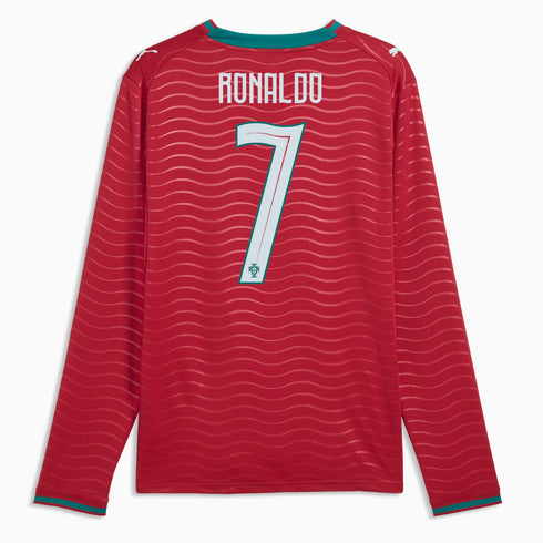Portugal 26 Maillot Domicile à manches longues RONALDO #7 pour Homme