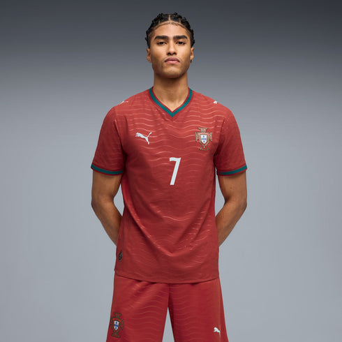 Portugal 26 RONALDO #7 Men's Home Authentic Jersey