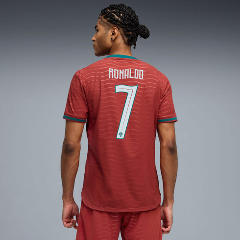 Portugal 26 RONALDO #7 Men's Home Authentic Jersey