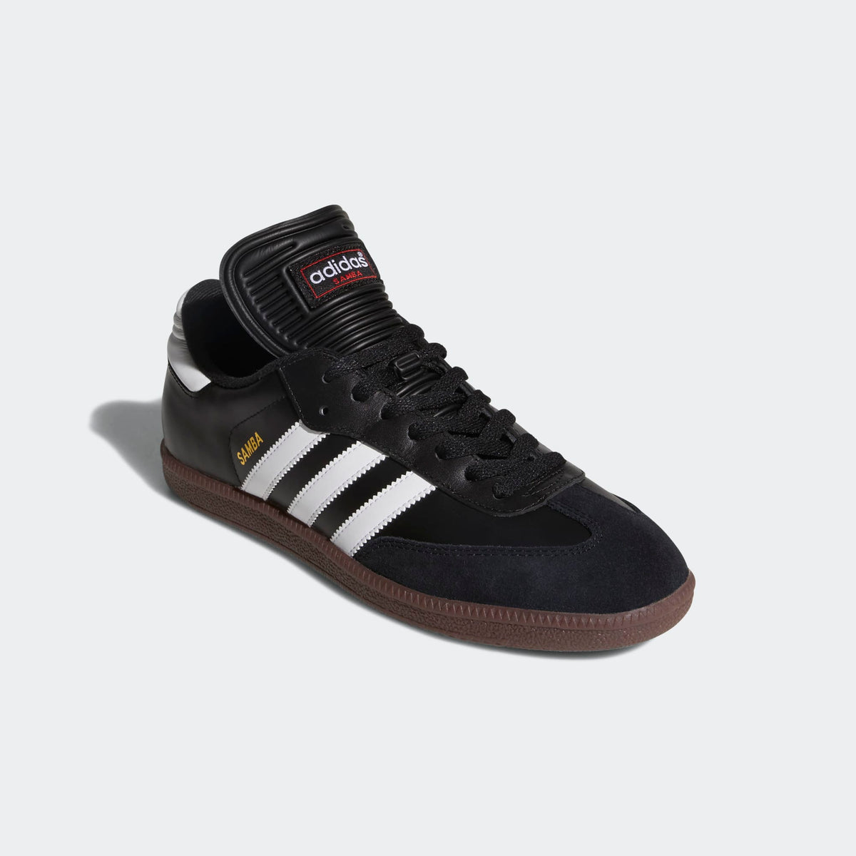 Black leather sambas discount