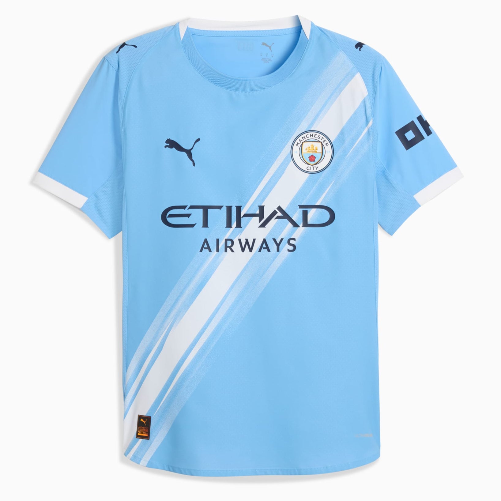 Manchester City ユニフォーム　25-26 authentic Manchester City FC 25/26 Men's Home Authentic Jersey – Planète Foot