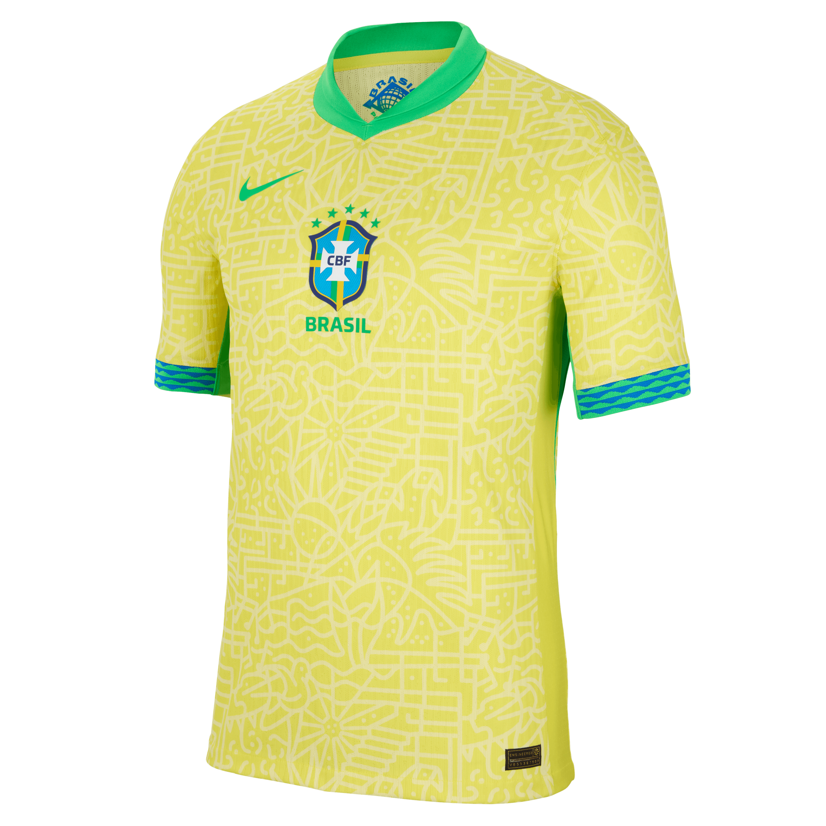 Brazil Kit Copa America 2021 Brazil 2024 Men's Match Home Jersey
