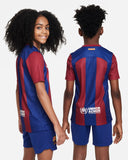 FC Barcelona 2023/24 Youth Home Jersey