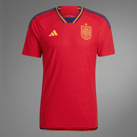 Spain 2022 Men's Home Authentic Jersey